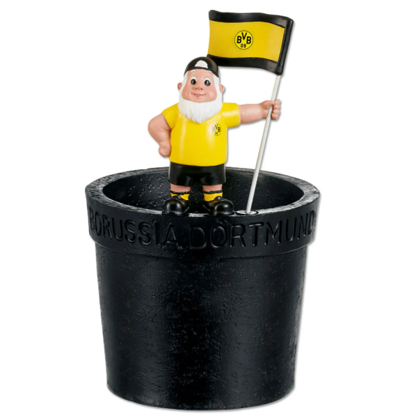 Borussia Dortmund - Gartenzwerg Blumentopf